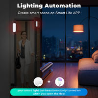 Sensor Pintu Jendela Pintar YIERYI dengan Alarm Magnet, Buka Tutup, Kontrol Aplikasi, WiFi Tuya