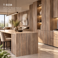 Panneau de surface à texture bois avec texture stratifiée pour portes de placard, étagères et menuiseries intérieures