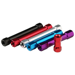 Separadores hexagonales de aluminio M3 de doble cabeza OEM coloridos, tornillos de pilar escalonados, separadores hexagonales de aluminio M3 - Product Image 3