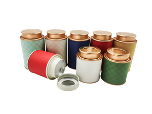 Giấy Nhỏ Tin Bao Bì Trà Mini Tùy Chỉnh In Ấn Logo Các Tông Cà Phê Đậu Ống Sinh Thái Thân Thiện Với Giấy Lon Cho 50 100 Gram Trà - Product Image 2