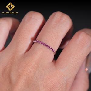 Anillo de Moda para Mujer, Plata 925, Diamantes Multicolores, Anillo de Compromiso o Boda - Product Image 5