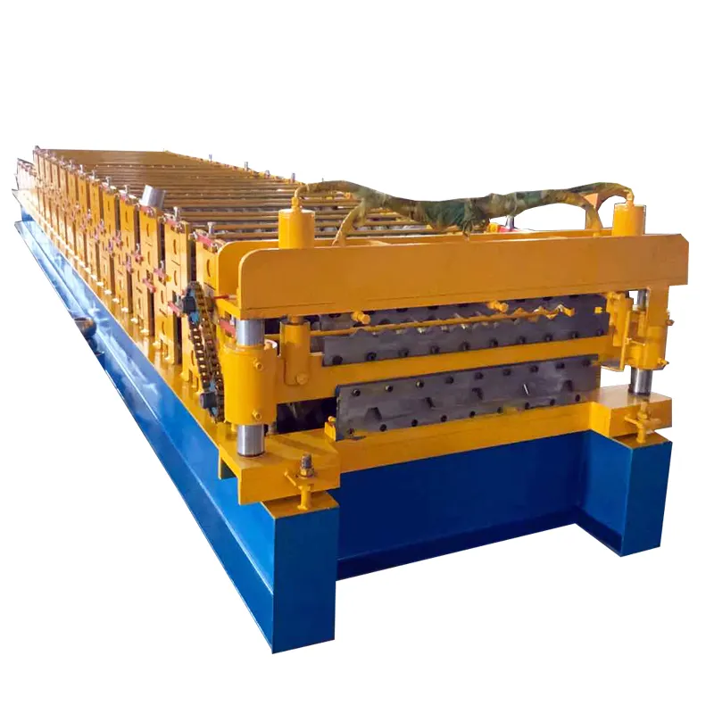 HD New Products double layer galvanized tile roofing sheet making machine