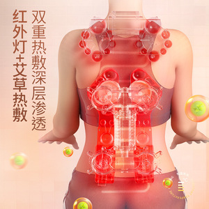 Multifunctional Full Body Massager With Heat Therapy And Led Lights For Back Neck Waist Hips Head - Product Image 1