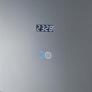 Espejo de Baño LED Inteligente con Antivaho, Panel Térmico, Sensor Táctil, Luz Regulable, Espejo de Vanidad Retroiluminado con Pantalla de Reloj - Product Image 6