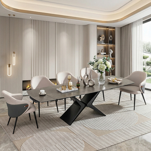 <span class=keywords><strong>Tavolo</strong></span> da Pranzo <span class=keywords><strong>Allungabile</strong></span> QIANCHENG, Moderno e Pieghevole, Direttamente dalla Cina, con Piano in Pietra Sinterizzata, Set <span class=keywords><strong>Tavolo</strong></span> da Pranzo <span class=keywords><strong>Nero</strong></span> - Product Image 1