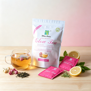 WinsTown Skin Beauty Glow Tea Mélange d'herbes chinoises antioxydantes pour l'éclat de la peau et le soutien du collagène, 21 sachets de thé - Product Image 2