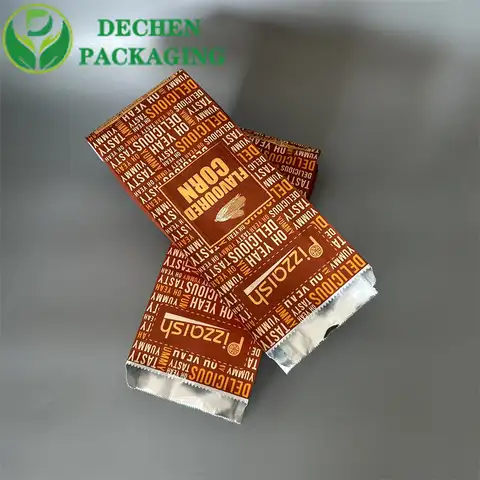 Printedfoilbags White Aluminum Foil Bag High Quality Fried Chicken Packaging Bags