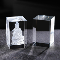 Vente en gros de blocs de cristal K9 vierges de haute qualité 5*5*10cm, cube de cristal en verre populaire, blancs pour gravure laser 3D à vendre