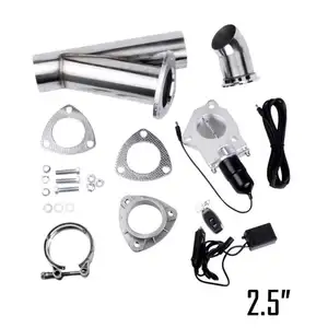 2.5 Inch Remote Electric Exhaust Cutout Kit