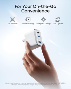 ANKER Nano USB C sạc 70W Max đầu ra qc4.0 cực nhanh với 3 cổng Loại C có thể gập lại sạc nhanh cho iPhone a121a - Product Image 4