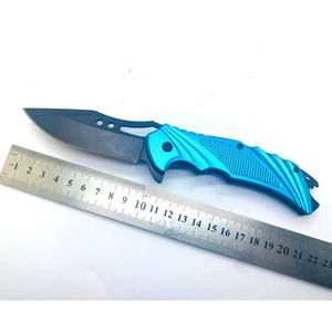 Materiale in acciaio inossidabile tipo utility tattico campeggio all'aperto caccia coltello pieghevole tasca sopravvivenza - Product Image 5