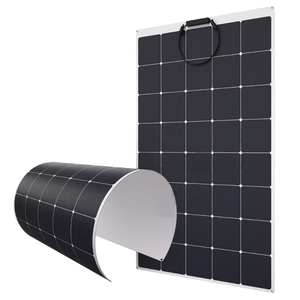 <span class=keywords><strong>Panneau</strong></span> <span class=keywords><strong>solaire</strong></span> flexible 150W 200W de qualité marine <span class=keywords><strong>pour</strong></span> voilier, yacht, arche, bimini, montage sur rail, chargeur PV monocristallin à cellules shingled PERC - Product Image 1