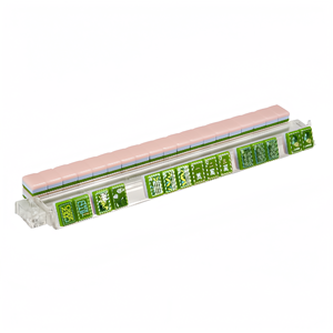 Portable Durable 1.24*0.91*0.63 Inch 4 Layer Engraved Melamine Luxury 160 <b>Set</b> America <b>Mahjong</b> Tiles for Travel Entertainment - Product Image 6