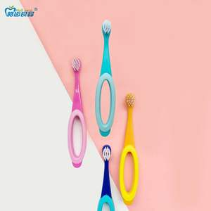 Cepillo de Dientes para Bebé Haochi Liangpin, Paquete de 1, Cerdas Suaves, Orificio Redondo, para Bebés de 0 a 3 Años, Entrenamiento de Dentición - Product Image 4