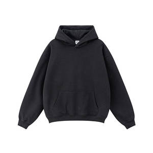Custom Logo <b>Men's</b> Heavyweight 420GSM Fleece Oversized Hoodie Cotton Polyester Drop Shoulder Hoodies Unisex Pullover - Product Image 1