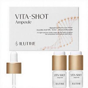 Ampolla Líquida Iluminadora y Blanqueadora con Ácido Hialurónico y Vitamina C para el Tratamiento de Manchas Oscuras, Cuidado Unificador del Tono - ILUTINE K-Beauty - Product Image 1