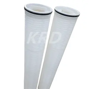 KRD en iyi fiyat değiştirme 3m yığılmış tip yüksek akış su filtre kartuşları HF40PP005D01