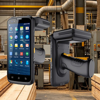 PDA portátil UHF RFID 4G LTE OEM para almacén con kit de montaje para montacargas, lectura por lotes de 300 etiquetas/segundo para muelle de carga