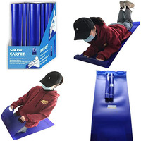 Tapis de traîneau à neige flexible enroulable pour enfants adultes volant traîneau à neige en plastique léger traîneau à neige à grande vitesse