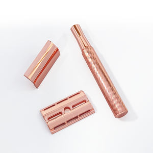 Maquinilla de afeitar de seguridad cosmética para hombres con cuchillas de acero inoxidable y doble filo-Herramienta de depilación de belleza - Product Image 4