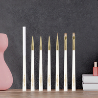 Baowang Luxury Classical White Jade Series Professional Manicurist Set High Acrylic Nail Art Brush UV Gel Nail Polish Nylon