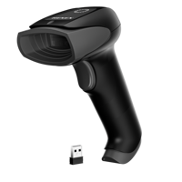 HENEX HC-3206R Pemindai Barcode Laser 1D Nirkabel dengan Antarmuka USB Kompatibel Windows/iOS/Android 300 Pemindaian/Detik Bebas Genggam Stok Tersedia