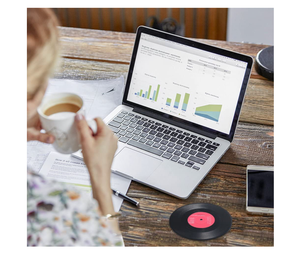 Оптовая продажа, винтажная виниловая запись, подставка для компакт-дисков, музыкальная подставка для влюбленных, бара, пива, кофе, многоразовые складные персонализированные подставки - Product Image 6