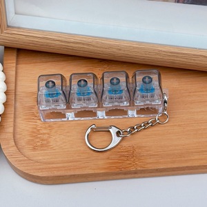 Porte-clés Fidget Patte de Chat Mignonne avec 4 Touches Sonores, Jouet de Décompression, Pendentif Clavier Mécanique, Cadeau Anti-Stress - Product Image 5
