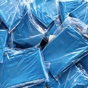 Bâches de protection polyvalentes en PE bleues, imperméables, de qualité moyenne à supérieure, 12x12ft et 12x14ft - Product Image 4