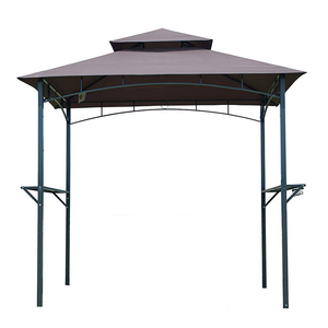 Gazebo Metálico Pequeño para Jardín y Camping, Carpa para Barbacoa en Venta, Color Rojo - Product Image 3