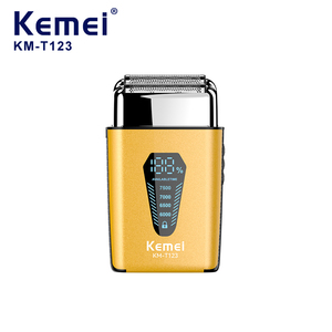 Afeitadora Eléctrica Kemei Km-t123, Recortadora de <span class=keywords><strong>Barba</strong></span>, Afeitadora de Lámina Metálica Recargable, Máquina de <span class=keywords><strong>Afeitar</strong></span> - Product Image 1