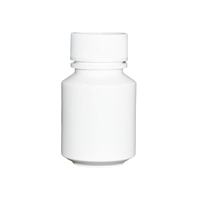 Flacon en plastique HDPE solide oral de 30ml pour comprimés de gélules avec bouchon à vis du fabricant de gros China Base