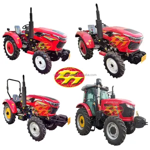 CE approved Chinese brand 50 hp 4wd small farm with cabin tractor