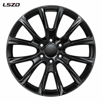 Jantes de luxe multi-rayons noires brillantes LSZD 22 24 26 pouces 6x139.7 pour SUV et pick-up