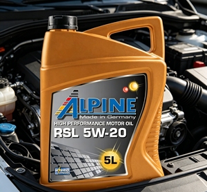 Huile moteur synthétique haute performance ALPINE RSL 5W-20, lubrifiant hybride approuvé - Product Image 5