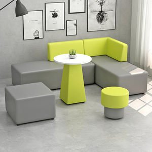 Société moderne et hôtel réception stand de réception bureau et loisirs <span class=keywords><strong>canapé</strong></span> ensemble pour négociations commerciales pour salon - Product Image 1