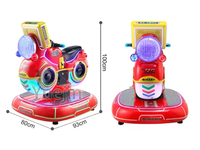 Machine de jeu de course vidéo de moteur d'enfants d'arcade de simulateur de jeu de tour de Kiddie 3D à pièces à vendre