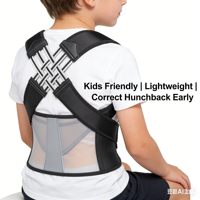 Corrector de Postura para Niños, Protección Profesional, Ligero, Transpirable, Cinturón de Soporte Lumbar de Neopreno para Estudiantes