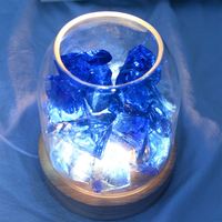 Diffuseur d'huiles essentielles sans flamme, écologique, longue durée, aromathérapie, lampe de nuit USB en verre, bois, pierre, cristal