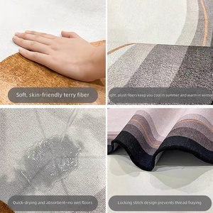 Alfombra de poliéster de lujo con bucle, para sala de estar, dormitorio, mesa de centro, antideslizante, tapete para puerta, procesamiento personalizado, juegos de alfombras. - Product Image 5
