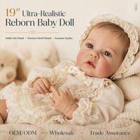 Muñeca Bebé Reborn Ultra Realista de 53 cm, de Vinilo, para Coleccionistas y Exhibición