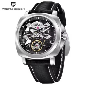 PAGANI Design YS017 Men's Sports Automatic <b>Mechanical</b> <b>Watch</b> Stainless Steel Sapphire Glass Fashion Leather Waterproof Luminous - Product Image 1