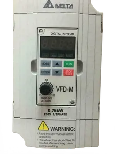 1 year warranty NEW Inverter VFD007M21A 0.75KW 220V VFD007M21A