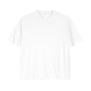 T-shirt à épaules tombantes 100% coton pour hommes T-shirt de fitness à manches courtes surdimensionné avec logo bouffant personnalisé 250 g/m² vente en gros - Product Image 5