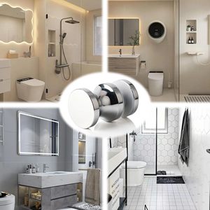 Manija de puerta de vidrio para ducha SUS304, perilla de puertas de ducha corrediza, piezas de repuesto de Hardware de tracción de un lado para puertas de vidrio de baño - Product Image 2