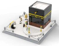 Nouvelle Arrivée 2024 Wange 4226 Mosquée Kaaba Arabie Saoudite, Ensemble de Blocs de Construction, Modèle Kaaba Célèbre Architecture Briques