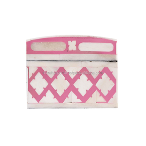 Caja Rectangular hecha a mano con incrustaciones de hueso de alta calidad Caja de diamantes con incrustaciones de hueso al mejor precio - Product Image 3