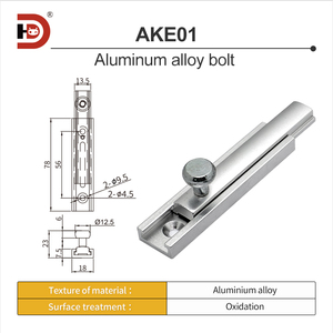 Türrahmen innerer Aluminium profilrahmen Universal zubehörs tift AKE01 Reinigungs raum manuelle Tür schraube aus Aluminium legierung - Product Image 3