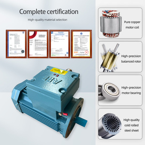มอเตอร์เหนี่ยวนำแบบอะซิงโครนัส ABB M2JAX 0.37KW~250KW 6 โพล 1000 รอบต่อนาที 3 เฟส AC 380V 50Hz IMB5 IC411 - Product Image 1