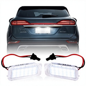 Nrgedzam 2PCS 18W Kit d'éclairage de <span class=keywords><strong>plaque</strong></span> d'immatriculation LED étanche <span class=keywords><strong>pour</strong></span> Explorer/Escape/Fusion/Fiesta/Expedition 2011-2018 - Product Image 1